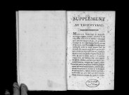 Supplément au triumvirat