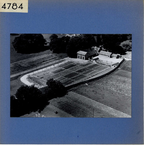 Fontaine-Guérin : Château du Dauphiné (vue aérienne)