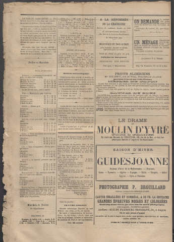 Le postillon. 25 déc. 1883 (1re année, n° 63)