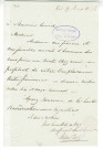 Correspondance de Ross [adressée à Pierre Jean David d'Angers]