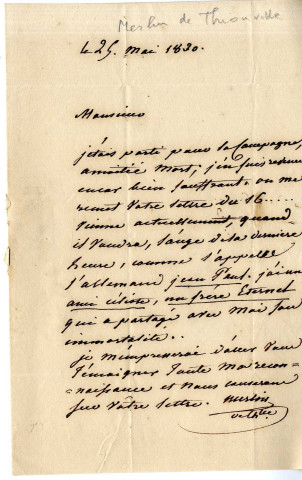 Merlin de Thionville, Antoine