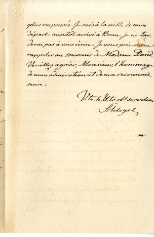 Schlegel, August Wilhelm von