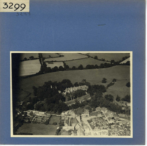 Plessis-Macé : Château du Plessis-Macé (vue aérienne)