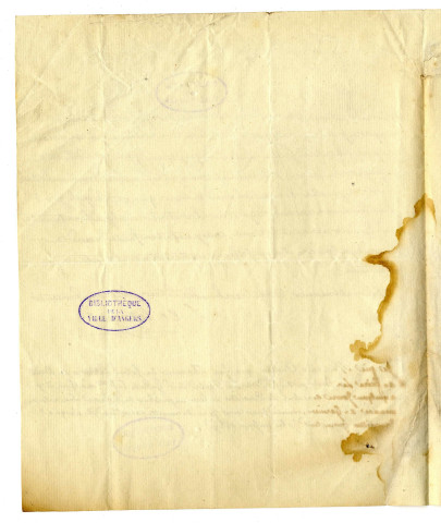 Correspondance de L. de Lattaignant [à M. Mayet, procureur au Parlement]