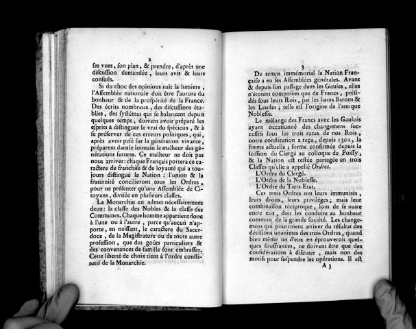 Assemblée de l'ordre de la noblesse de la sénéchaussée de Saumur et pays saumurois du 27 avril 1789