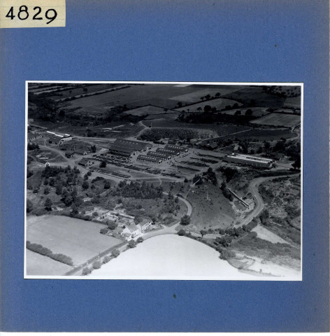 Noyant-la-Gravoyère : Carrières de Misengrain (vue aérienne)