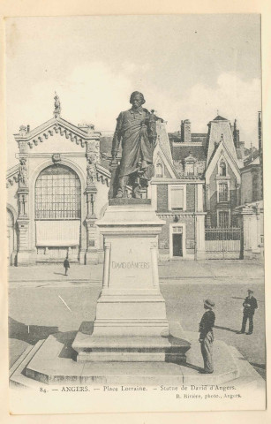 84. Angers. Place Lorraine. Statue de David d'Angers
