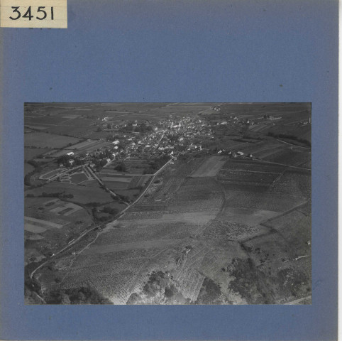 Beaulieu-sur-Layon : Vue aérienne