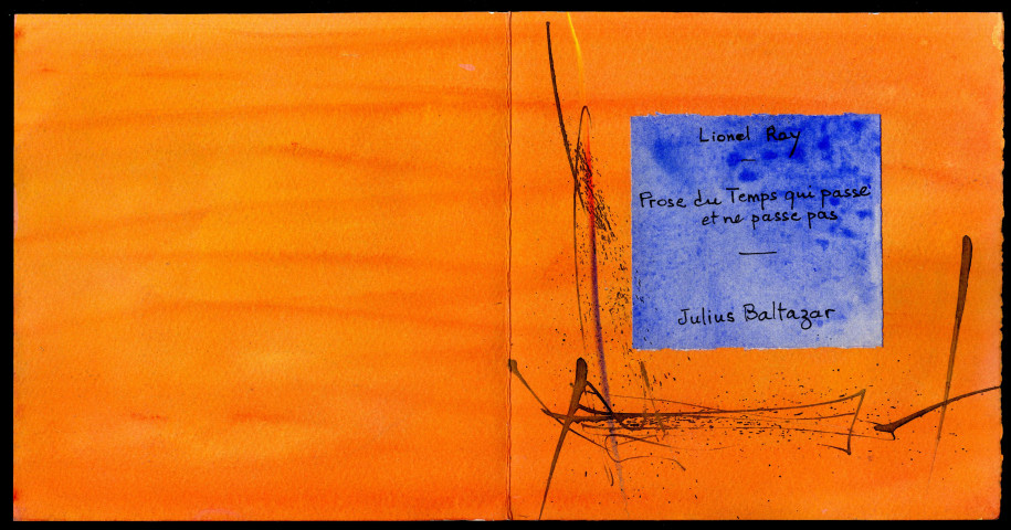 Prose du temps qui passe et ne passe pas