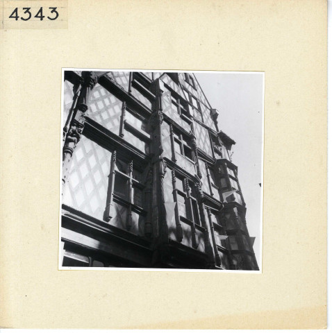 Angers : Maison d'Adam, détail