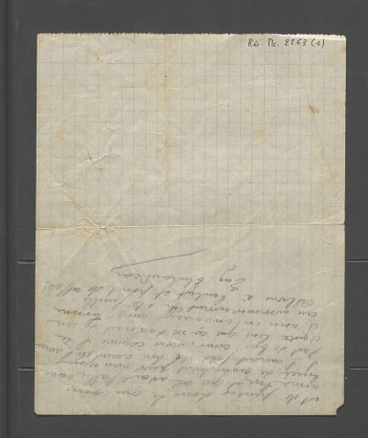 Souvenirs d'Eugène Thibaudeau conservés par Christian Fournier