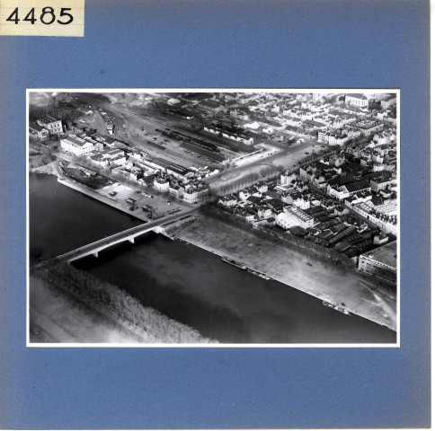 Angers : Gare Saint-Serge (vue aérienne)