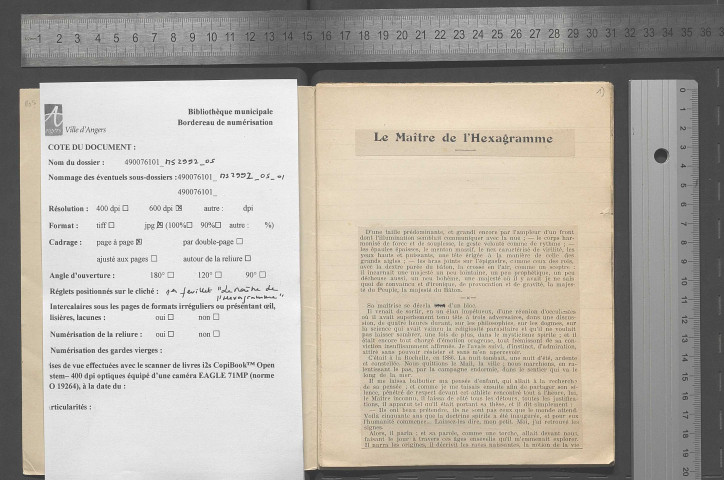 Le Maître de l'Hexagramme