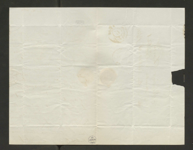 Correspondance passive de Pierre-Jean David d'Angers provenant de la collection d'André Bruel. Dossier 2, Lettres autographes de Claude-Marie Dubufe, Jean-Baptiste Paulin Guérin et Emile Signol à David d'Angers