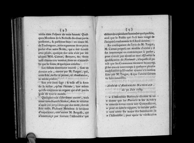 Procès-verbal analytique et raisonné de la séance de l'Assemblée nationale du 30 juin 1789
