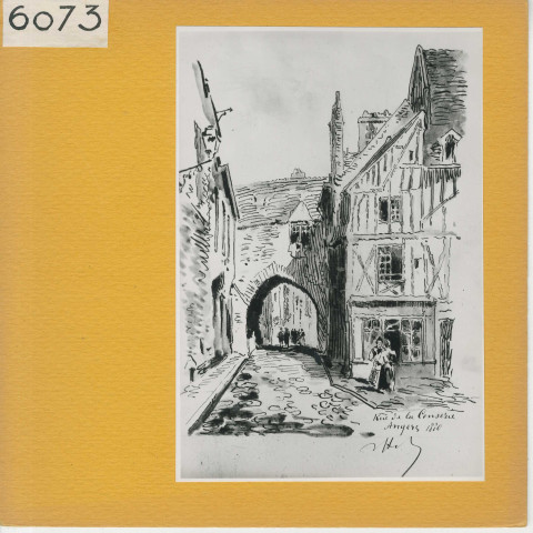 Angers : Rue de la Censerie (1880)