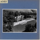 Luché-Pringé : Château de Gallerande (vue aérienne)