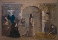 La cour des folles [pastel]