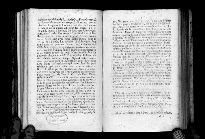 Traduction littérale d'une lettre écrite en anglais et déposée au Comité de salut public, 29 juin 1793