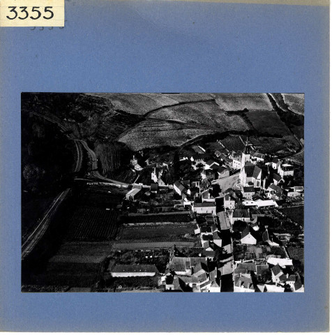 Saint-Aubin-de-Luigné : Vue d'ensemble (vue aérienne)