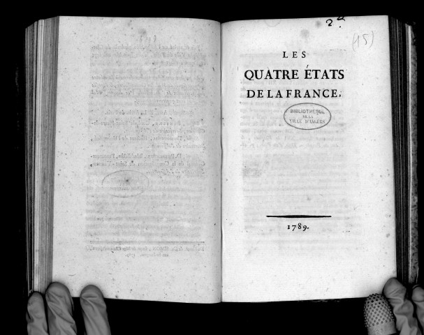 Les quatre Etats de la France