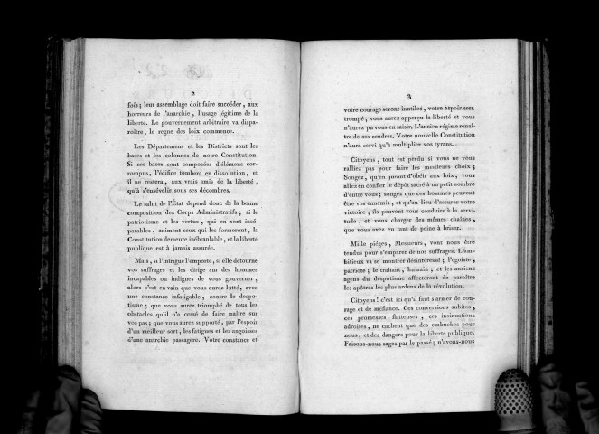 Discours prononcé au district de... par un des membres de la Société des Amis de la Constitution d'Angers