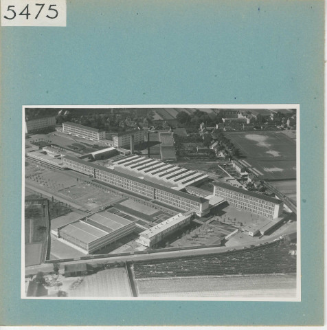 Angers : Ecole La Baronnerie (vue aérienne)