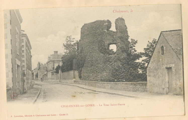 Chalonnes-sur-Loire. La Tour Saint-Pierre