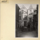 Angers : Ancien hôtel des Tourelles affecté au Mont de Piété, élévation antérieure du corps principal