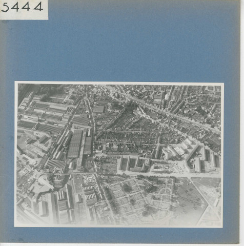 Angers : Rue Pasteur (vue aérienne)