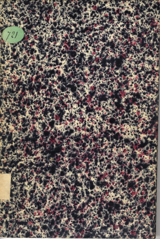 Abrégé ou plutôt table du cartulaire noir et violet de l'église d'Angers