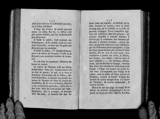 Remontrances du Parlement sur l'usage des lettres de cachet, l'exil de M. le duc d'Orléans, {et} l'enlèvement de MM. Fréteau {et} Sabatier, arrêtés le 11 mars 1788.