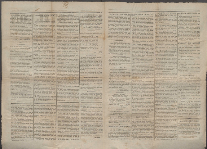 Le postillon. 25 avril 1884 (2e année, n° 113)