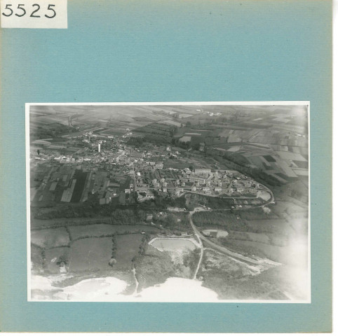 Saint-Crespin-sur-Moine : Vue aérienne