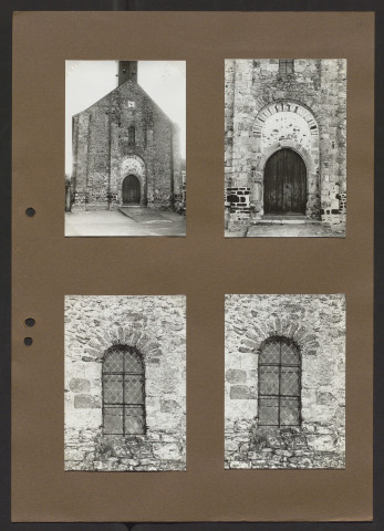 [Photographies des monuments du] Diocèse d'Angers : Mée - Montreuil-Belfroy