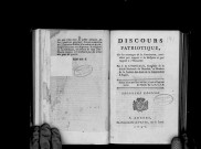 Discours patriotique sur les avantages de la constitution, considérés par rapport à la religion et par rapport à l'humanité, par J.-B. Coquille, aumônier de la garde nationale de Beaufort et membre de la société des Amis de la constitution d'Angers