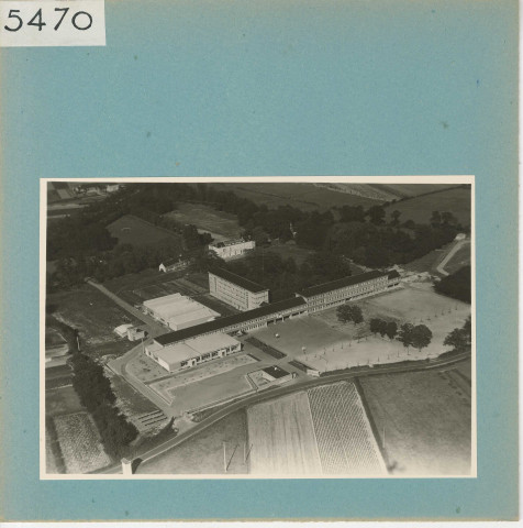 Angers : Ecole La Baronnerie (vue aérienne)