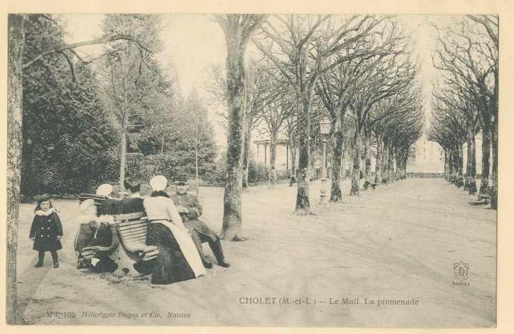 ML 190. Cholet (M-et-L). Le Mail. La Promenade