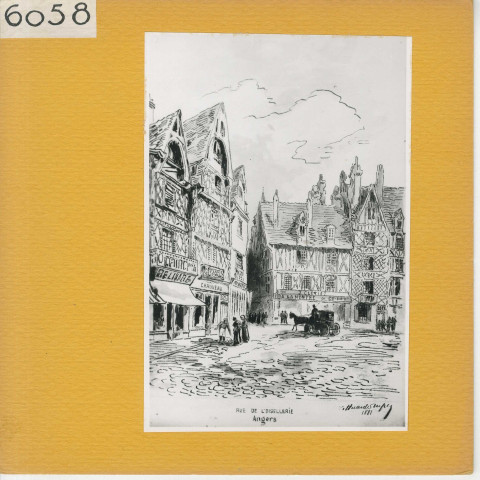 Angers : Rue de l'Oisellerie (1881)