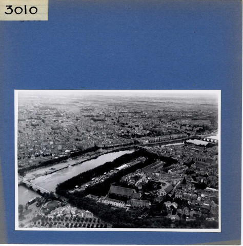 Angers : Vue aérienne d'ensemble