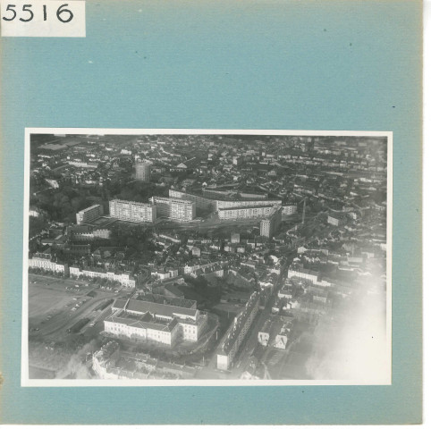 Angers : Faubourg Saint-Michel (vue aérienne)