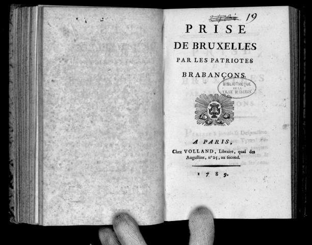 Prise de Bruxelles par les patriotes brabançons