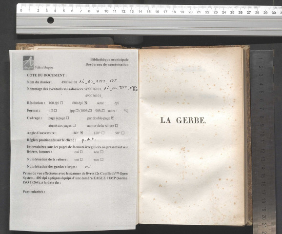 La Gerbe. 1835