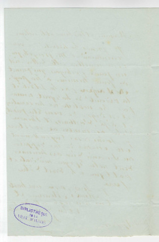 Correspondance de Bouillaud, Docteur [au Dr Lallemand]