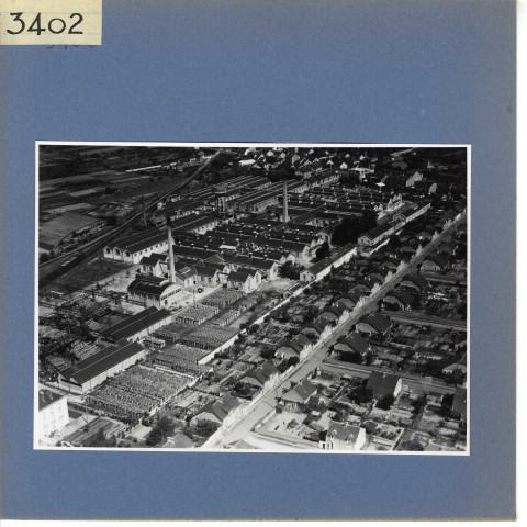 Trélazé : Manufacture des allumettes (vue aérienne)