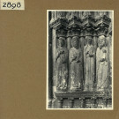 Angers : Cathédrale Saint-Maurice, détail des statues du portail