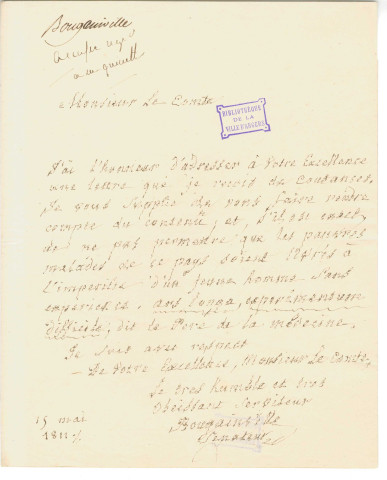 Bougainville, sénateur