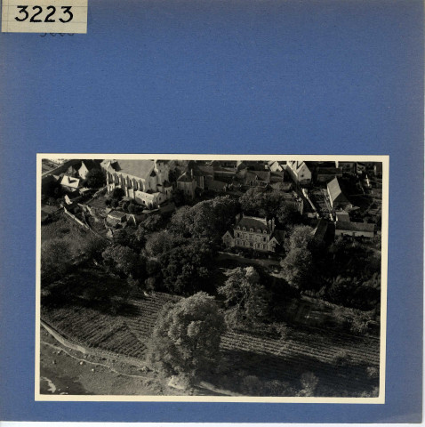 Sainte-Gemmes-sur-Loire : Château de la Chêneraie du Docteur Pertus, vue aérienne