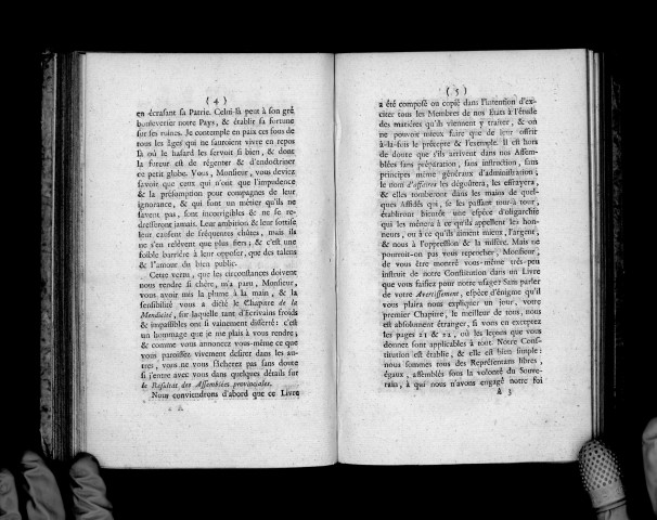 Lettre d'un membre des Etats d'Artois à l'auteur du résultat des assemblées provinciales