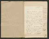 Correspondance passive de Pierre-Jean David d'Angers provenant de la collection d'André Bruel. Dossier 2, Lettres autographes de Claude-Marie Dubufe, Jean-Baptiste Paulin Guérin et Emile Signol à David d'Angers